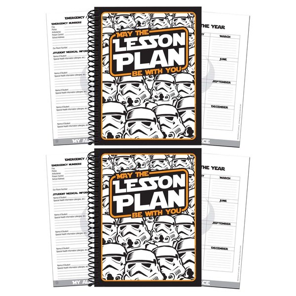 Eureka Star Wars™ Super Troopers Lesson Plan Book, PK2 866274